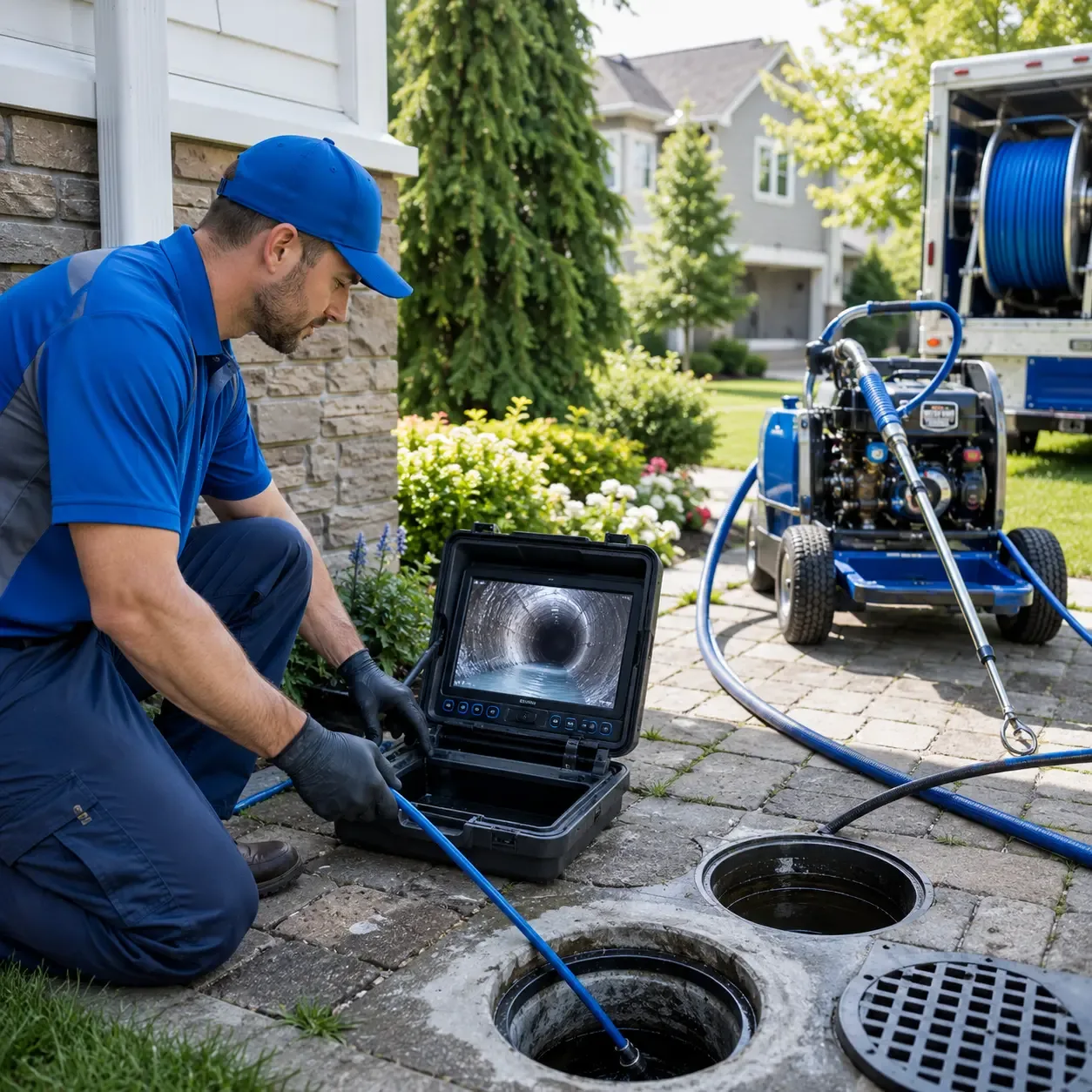 Outdoor drain cleaning professionals serving Baird, TX